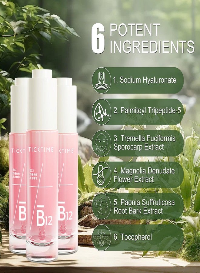 سيروم مُرمِّم بفيتامين ب12 | مُضاد للشيخوخة، مُخفف للاحمرار | زيت الفاوانيا وزيت بذور عباد الشمس | يُقوّي حاجز البشرة، مثالي للبشرة الحساسة | 30 مل / 1 أونصة سائلة - Image 3